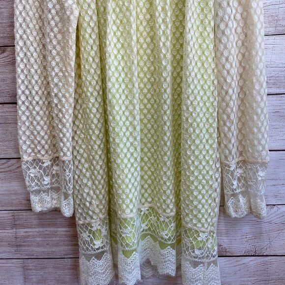 UMGEE LACE OVERLAY MINIDRESS IN CREAM - Picture 6 of 7